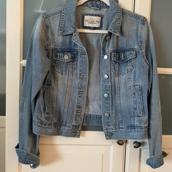 Ashley Vintage Charm Jackets & Blazers - Ashley Vintage Charm Blue Denim Jacket